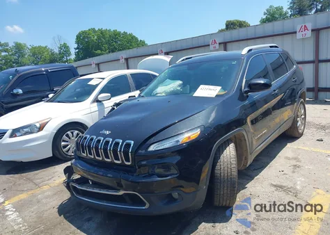 2015 Jeep Cherokee Limited z USA, uszkodzony, nr VIN 1C4PJLDB6FW505829